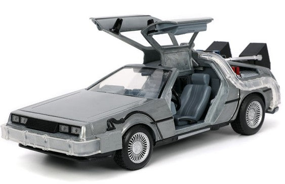 Jada 32911 1/24 Back to the Future Part I DeLorean Car Time Machine Lighted