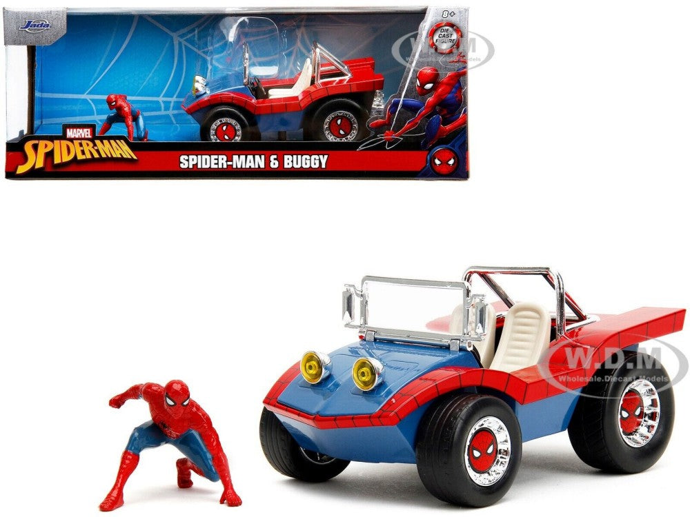 Jada 33729 1/24 Marvel Spiderman Buggy w/Spiderman Figure