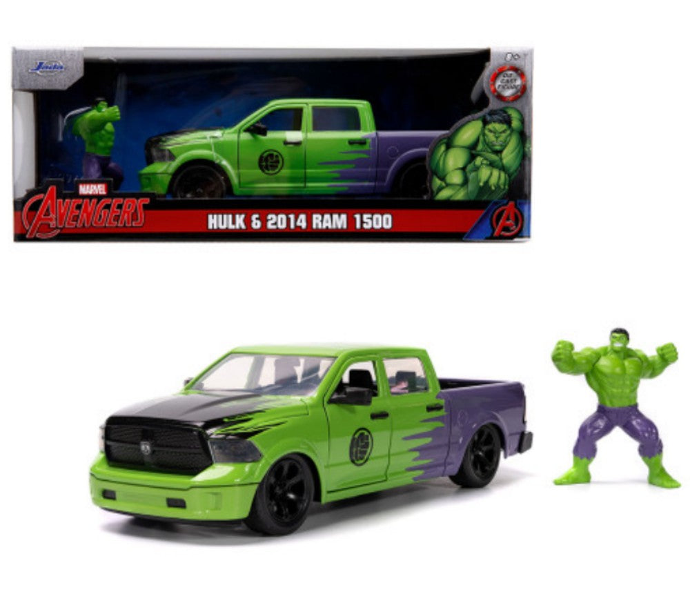 Jada 99726 1/24 2014 Ram 1500 Truck w/Hulk Figure