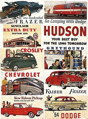 JL Innovative 226 N Scale Billboard Signs -- Vintage Automobiles