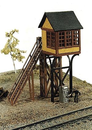 JL Innovative 240 N Scale Avon Street Elevated Crossing Gate Tower