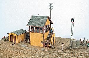 JL Innovative 291 HO Scale Bagwell Junction Tower -- 2-3/8 x 1-7/8 x 3-3/8" 5.7 x 4.5 x 8.4cm