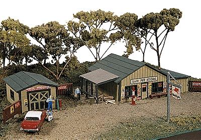 JL Innovative 320 N Scale Saw Pit Store -- Kit