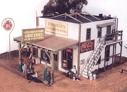 JL Innovative 411 HO Scale Structure Kits - Laser Cut -- Schmiege's Little Dutch Store - 5-3/4 x 4-1/8"