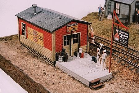 JL Innovative 441 HO Scale Laser Cut Structure Kit -- F.S. Jones Painting - 4-3/4 x 1-3/4" 12.1 x 4.5cm