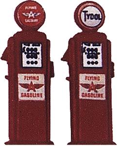JL Innovative 589 HO Scale Deluxe Custom Gas Pumps - Painted -- Flying "A"