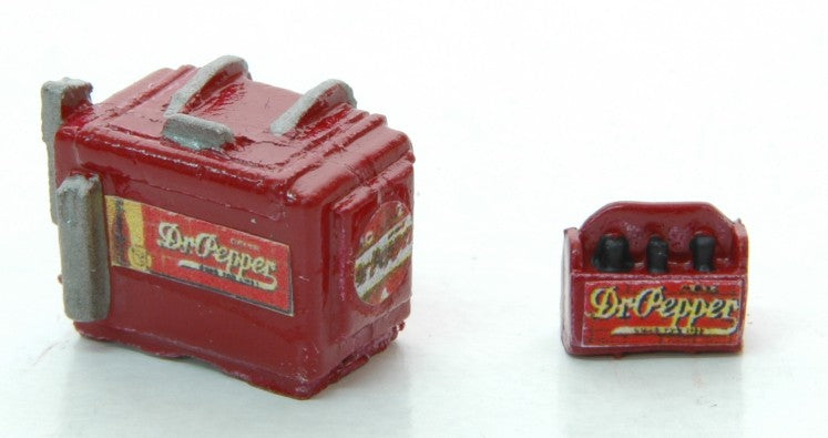 JL Innovative 737 HO Custom Chest Soda Machine Dr. Pepper & 6-Pack