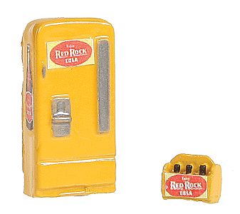 JL Innovative 746 HO Scale Upright Soda Machine w/Case -- Red Rock Cola