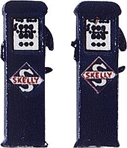 JL Innovative 829 HO Scale Deluxe Custom Gas Pumps - Painted -- Skelly