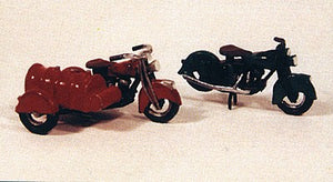 JL Innovative 906 HO 1947 Motorcycles (2) 1 w/Fuel Tank Sidecar Metal Kit