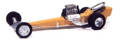 JL Innovative 920 HO Scale Vintage Dragster - Unpainted Metal Kit