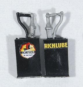 JL Innovative 928 HO Scale Custom Oil Highboy 2-Pack -- Richfield