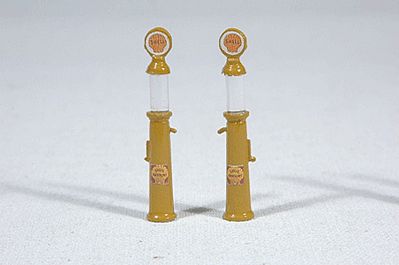 JL Innovative 938 HO Scale Custom Gravity-Feed Gas Pump -- Shell pkg(2)