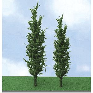 JTT 92218 N Scale Poplar Trees - Pro Elite -- 2-3/4 - 3-1/2" 5.7 - 8.9cm pkg(3)