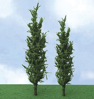 JTT 92418 O Scale Poplar Trees - Pro Elite -- 7 - 8" 17.8 - 20.3cm pkg(2)