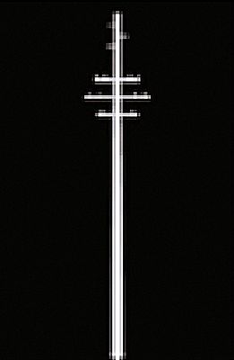 JTT 97374 HO Scale Utility/Power Poles -- Non-Operating pkg(8)