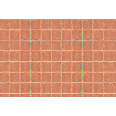 JTT 97416 HO Scale Patterned Plastic Sheet 2-Pack -- Square Tile 7-1/2 x 12" 19.1 x 30.5cm