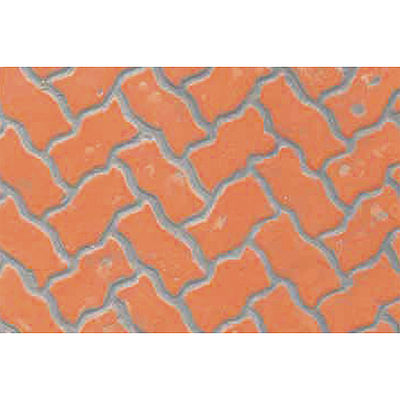 JTT 97430 HO Scale Patterned Plastic Sheet 2-Pack -- Interlocking Paving 7-1/2 x 12" 19.1 x 30.5cm