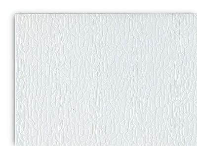 JTT 97443 O Scale Patterned Plastic Sheet 2-Pack -- Field Stone 7-1/2 x 12" 19.1 x 30.5cm