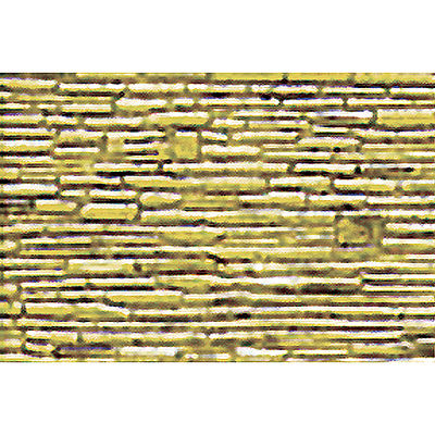 JTT 97444 HO Scale Patterned Plastic Sheet 2-Pack -- Random Coarse Stone 7-1/2 x 12" 19.1 x 30.5cm
