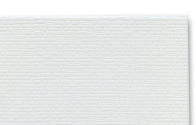 JTT 97445 O Scale Patterned Plastic Sheet 2-Pack -- Random Coarse Stone 7-1/2 x 12" 19.1 x 30.5cm