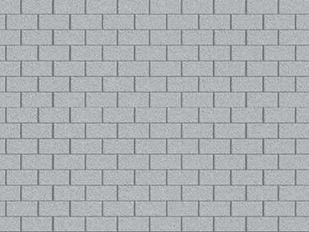 JTT 97463 TT Scale Patterned Plastic Sheet 2-Pack -- Concrete Block 7-1/2 x 12" 19.1 x 30.5cm