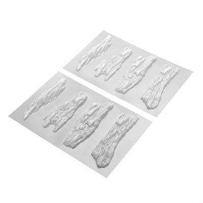 JTT 97471 All Scale Patterned Plastic Sheet 2-Pack -- Rocky Ridge 7-1/2 x 12" 19.1 x 30.5cm