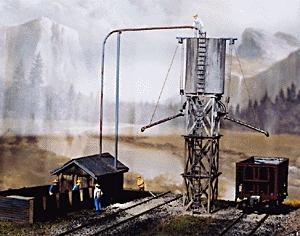 JV Models 2008 HO Scale Sand Tower & Drying House -- 5-3/8 x 6-1/8" 13.5 x 13.3cm