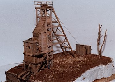 JV Models 2019 HO Scale Burnt River Mining Company -- Wood Kit - Scale 15 x 53' 4.6 x 16.2m