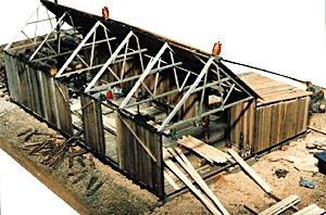 JV Models 2021 HO Scale Lucas Sawmill -- Kit - Scale 50 x 95' 15.2 x 29m