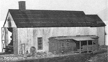 JV Models 2024 HO Scale Haliburton Engine House -- Scale 23 x 79'