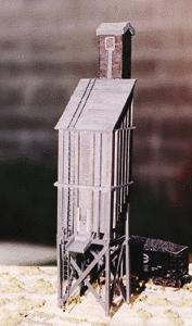 JV Models 2029 HO Scale 40-Ton Coaling Tower -- Scale 16 x 65' 4.9 x 19.8m
