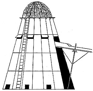 JV Models 2030 HO Scale Wigwam Sawdust Burner -- Kit - Scale 30 x 37' 9.1 x 11.3m