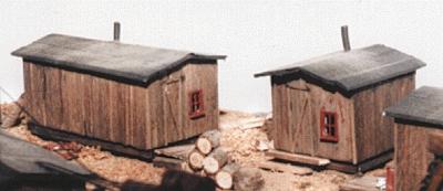 JV Models 4011 O Scale Bunkhouse Kit -- Scale 10 x 20'