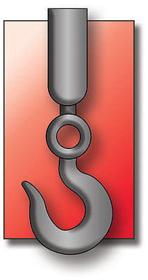 JV Models 8283 N Scale Hooks -- Scale 12" 30.5cm (Unpainted)
