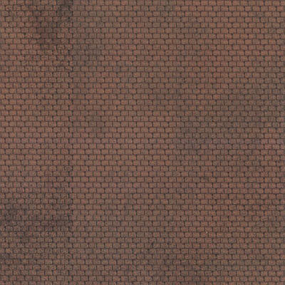 JV Models 8464 HO Scale Roofing Sheets -- Brown pkg(3)