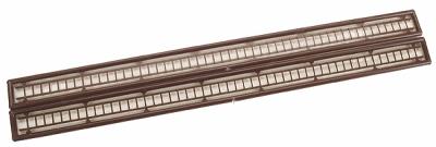 JV Models 8491 HO Scale Wood Ladder - Scale 51' 15.5m -- Dark Brown pkg(2)
