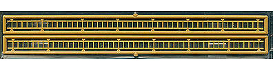 JV Models 8492 HO Scale Wood Ladder - Scale 51' 15.5m -- Natural Wood pkg(2)