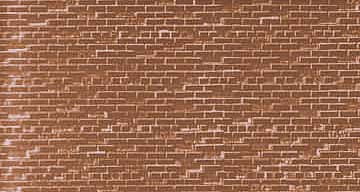 JV Models 8652 O Scale Building Material - Textured Brick Paper Sheets -- "Dirty City" Brown Pkg(3) 7.5" x 10.5"