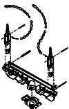 Kadee 112 HO Scale #102-bab Log Bunk Skeleton Kit -- Unpainted