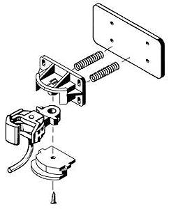 Kadee 1779 1:32 Scale #1 Scale Coupler -- Sill Mounted