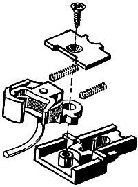 Kadee 1785 I Scale #1 Scale Coupler Conversion -- USA Trains EMD GP7/GP9