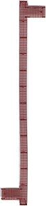 Kadee 2000 HO Scale 40' Apex Running Board -- Oxide Red