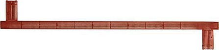 Kadee 2017 HO Scale 40' US Gypsum-Stuyle Running Boards -- Black 1 Pair