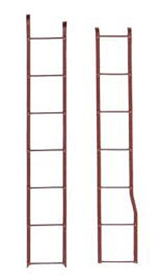 Kadee 2102 HO Scale 40' PS-1 Box Car Ladder Set -- (Box Car Red) Includes Ends & Sides