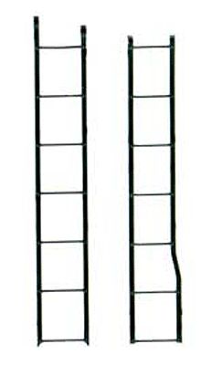 Kadee 2103 HO Scale 40' PS-1 Box Car Ladder Set -- (black) Includes Ends & Sides