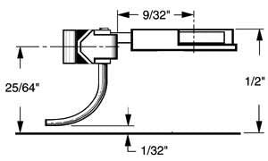 Kadee 22 HO Short 9/32" Overset Shank Talgo Truck Adaptor Kit