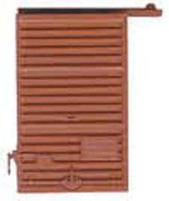 Kadee 2203 HO Scale Replacement Doors w/Low Tackboard -- 6' Camel Youngstown Boxcar Red 2 Pair