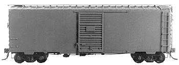 Kadee 4000 HO Scale Pullman-Standard PS-1 40' Boxcar w/6' Door - Ready to Run -- Undecorated (Dark Tuscan)