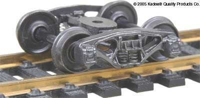 Kadee 500 HO Bettendorf Trucks w/33 Smooth Back Wheels (Metal)